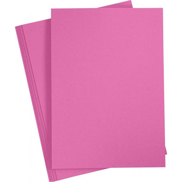 Vrillinen pahvi - pinkki - A4 - 180 g - 20 arkkia
