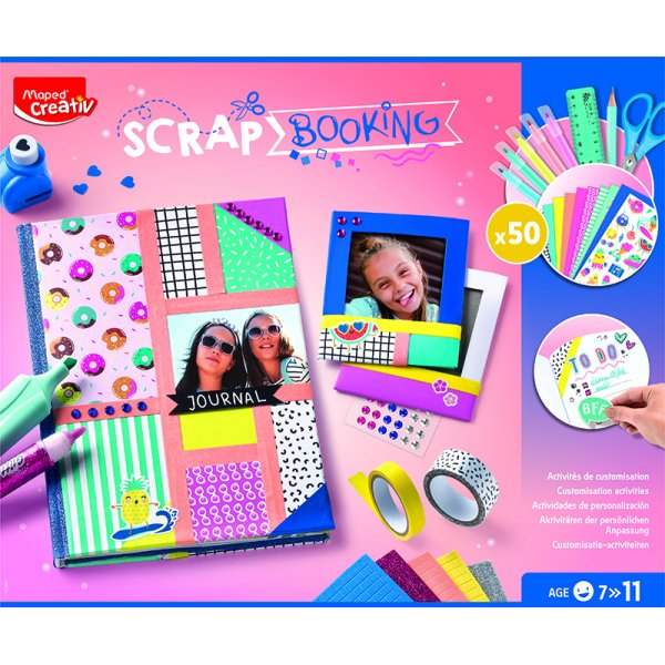 Askartelusetti - Maped - Scrapbooking enimmkseen (7+ vuotta)