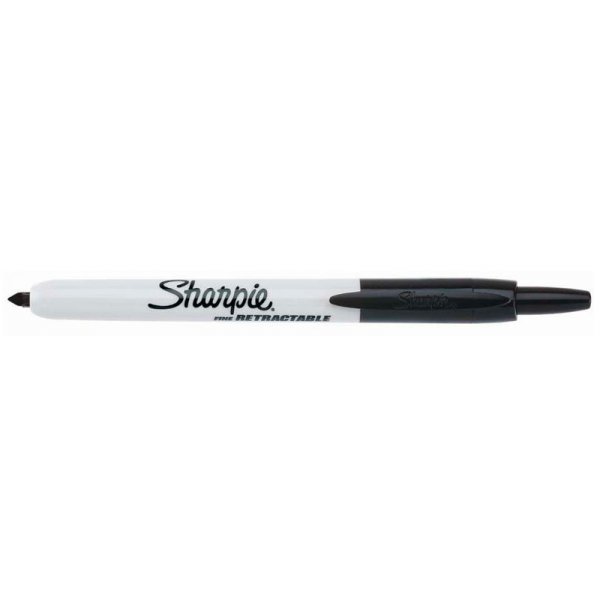Sharpie sisnvedettv pysyv tussi - musta hieno