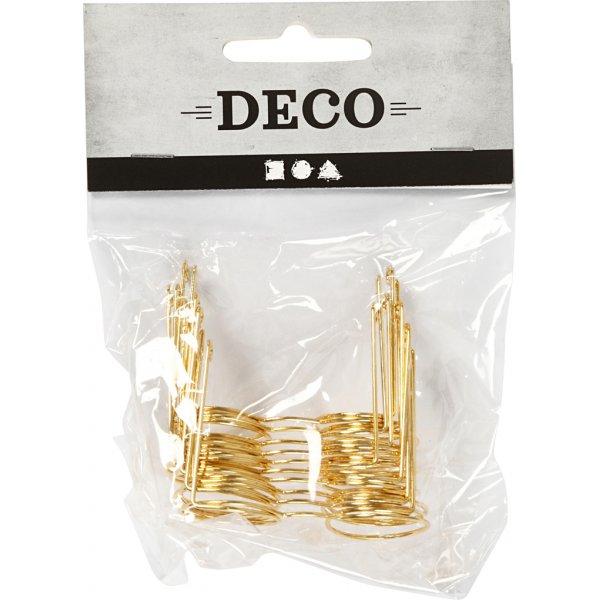 Lasit - kulta - 50 mm - 10 kpl