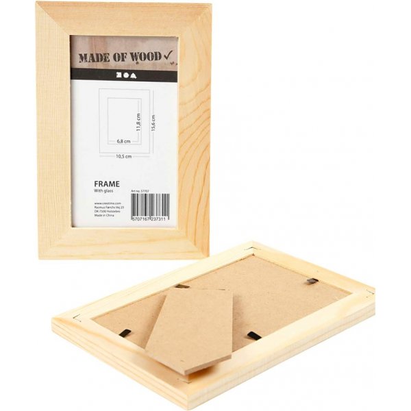 Puurunko lasilla - 10,5x15,6 cm