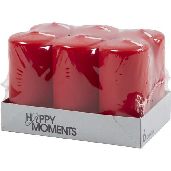 Lohkovalo - punainen - 50 mm - 6 kpl