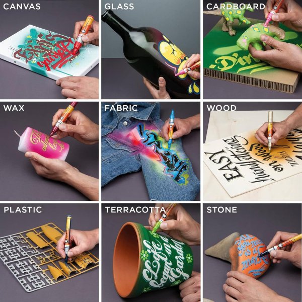 Akryylimerkit One4All Twin 1,5 + 4mm Akryylimerkit One4All Twin 1,5 + 4mm