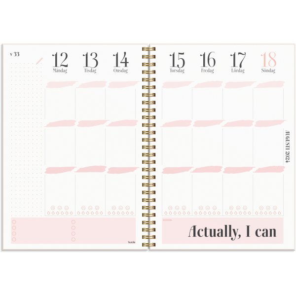 Kalenteri 24/25 - Life Planner Pinkki A5 Kalenteri 24/25 - Life Planner Pinkki A5