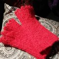 Asiakaskuva DROPS Harjattu Alpaca Silk lanka - 25g - Punainen (07)