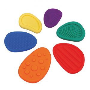 Silikoniset sensoriset kivet 3-7 cm - 6 kpl