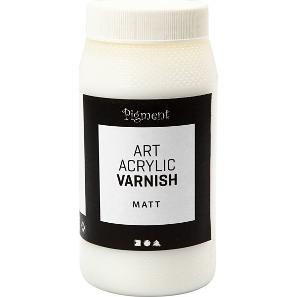 Art Acrylic loppulakka - matta lpinkyv - valkoinen - 500 ml