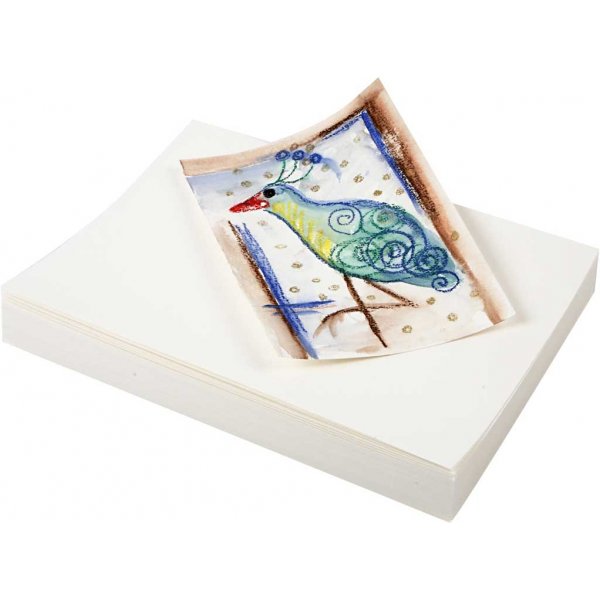 Akvarellipaperi - valkoinen - A5 - 200 g - 100 arkkia