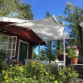 Asiakaskuva Markiisikangas ja koristekangas Toldo Pearl-White - 160 cm