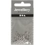 Johdinkiristimet - 2 mm - Hopeoitu - 100 kpl
