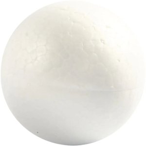 Styroksipallot - valkoinen - �5 cm - 5 kpl