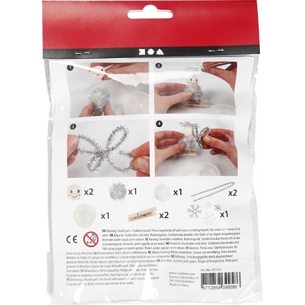 Mini DIY Kit - enkeli klipsiss