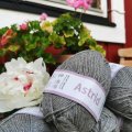 Asiakaskuva Astrid 50g - Heather vaaleanharmaa