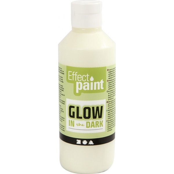 Glow in the Dark - fluoresoiva keltainen - 250 ml