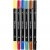 Tekstiilimerkit - vakiov�rit - 6 kpl