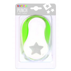 Punch star 5 cm - Vihre�/valkoinen