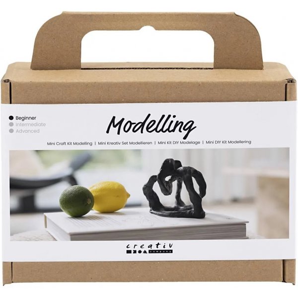 Mini DIY Kit Modelling, musta, Sculpting