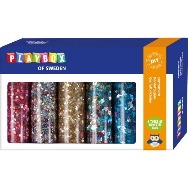 Konfettiliima - 6 x 110 g