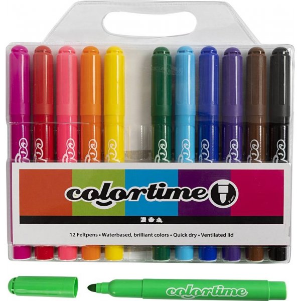 Colortime lyijykynt - vakiovrit - 2 mm - 12 kpl