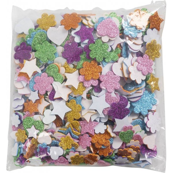 Koristeelliset kumihahmot - 800 kpl