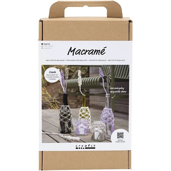 DIY Kit Macram, lasikoristelu