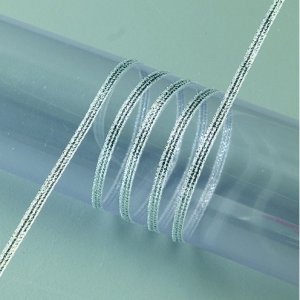 Lureksinauha 3 mm - 100 metriä - hopea Lureksinauha 3 mm - 100 metriä - hopea