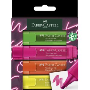 Korostin - Faber-Castell - TL 46 - Neon 4 kynää GenZ Korostin - Faber-Castell - TL 46 - Neon 4 kynää GenZ
