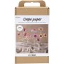 DIY Kit Kreppipaperi, pastellivrit, kukka
