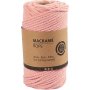 Makramelanka - pinkki - 4 mm - 55 m