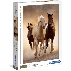 Puzzle HQ Collection 1000 palaa - Juoksevat hevoset