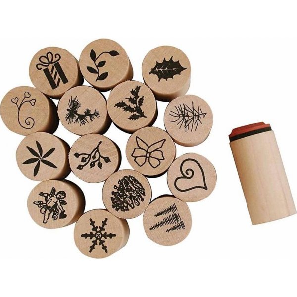 Deco Art postimerkkisetti - Joulu - 15 kpl