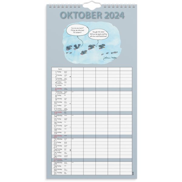 Perhekalenteri 24/25 - Hauskaa Perhekalenteri 24/25 - Hauskaa