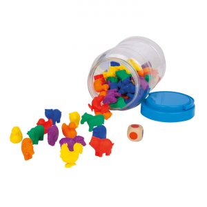 V�rilajittelevat maatilan el�imet 2,5-5 cm TPE - 72 kpl