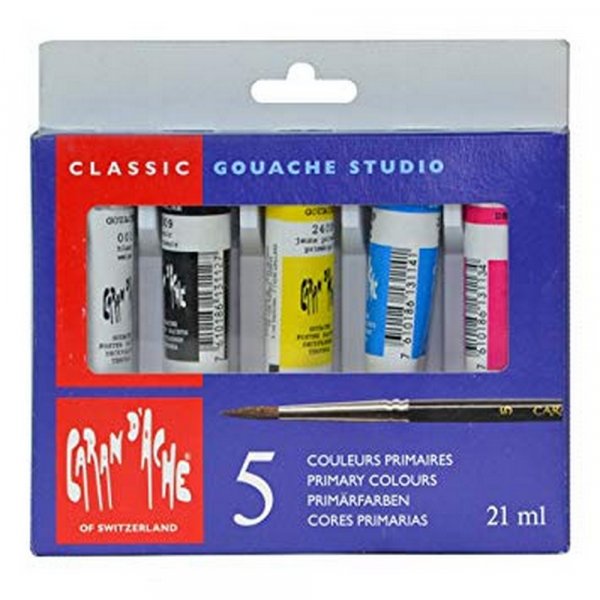 Guassimaali Caran d'Ache - 5x10ml putket