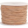 Nahkanauha - beige - 1 mm - 50 m