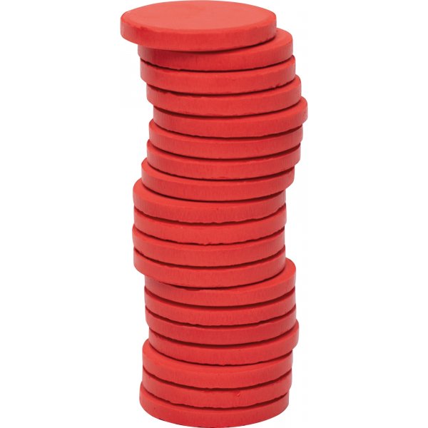 Vrikiekot  30 mm - punainen - 20 kpl