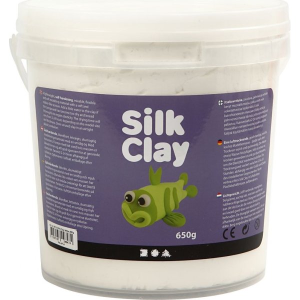 Silk Clay - valkoinen - 650 g