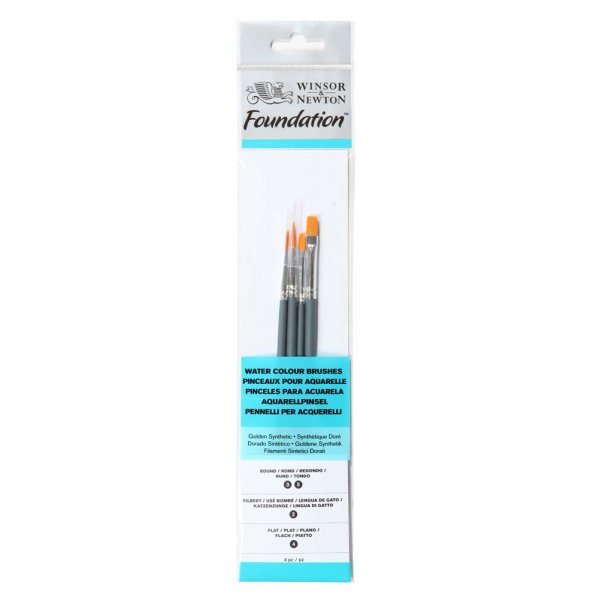 Synteettinen sivellinsarja W&N Foundation Watercolour - No. 14