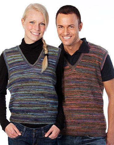 Neulekuvio - Neulepusero ja liivi