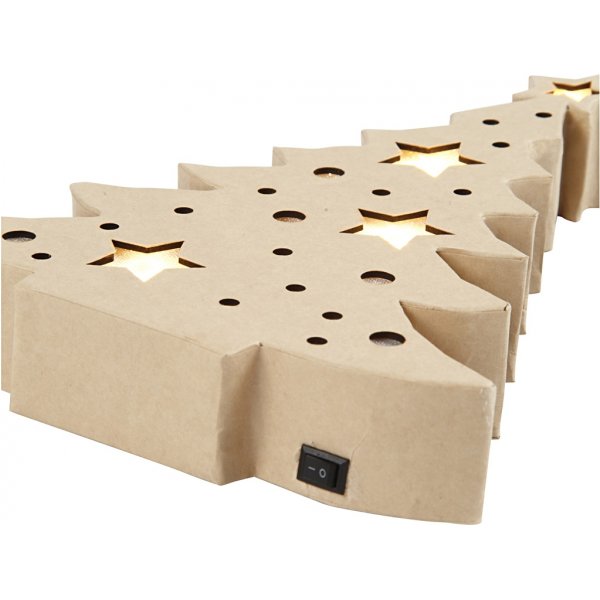 Pahvihahmo sisäänrakennetulla valolla - joulukuusi Pahvihahmo sisäänrakennetulla valolla - joulukuusi