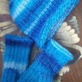 Asiakaskuva Viking lanka Natural lanka 50g - Multi Turquoise (629)