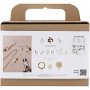 Mini DIY Kit -korut, kaulakoru ja korvakorut kristalleilla