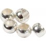 Johdinkiristimet - 2 mm - Hopeoitu - 1000 kpl