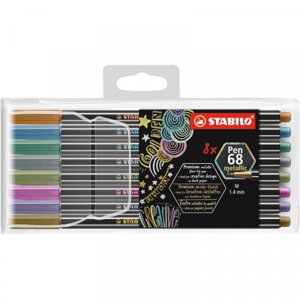 Kuitukyn Pen 68 8 kpl - Metallinen