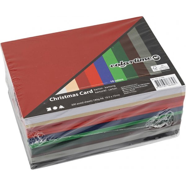 Joulupahvi - sekavrej - A6 - 300 arkkia