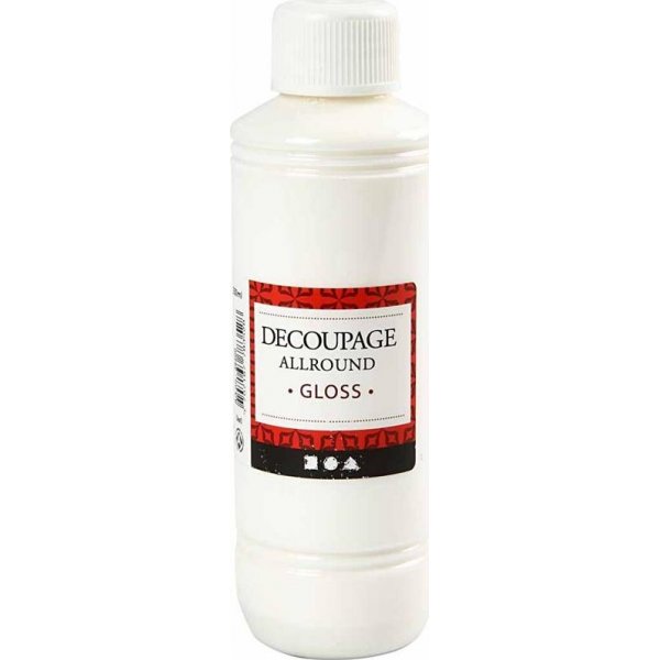 Decoupage-lakka - monipuolinen - kiiltv - 250 ml