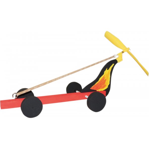 Puinen auto potkurilla 6 kpl