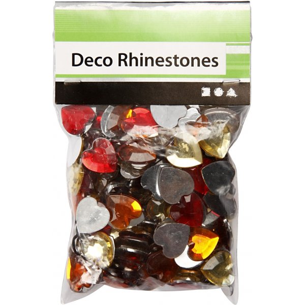 Strassit - punainen harmonia - 6+10+14 mm - 252 kpl