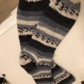 Asiakaskuva Viking lanka Raggen 150g - harmaa/sininen/beige (722)