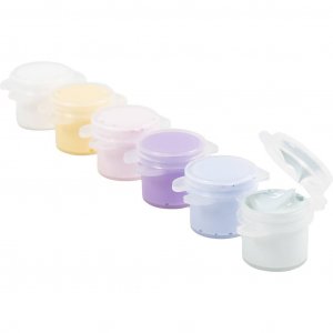 Plus Color -askartelumaali - Pastelliv�rit, 6 � 5 ml